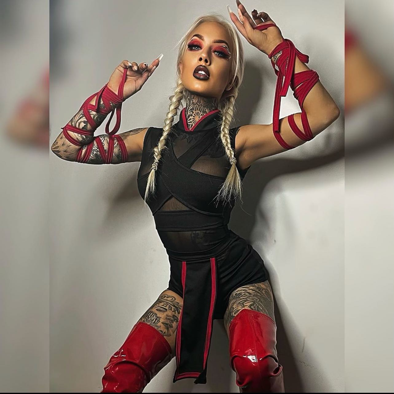 Roma 3pc Ninja Striker Costume