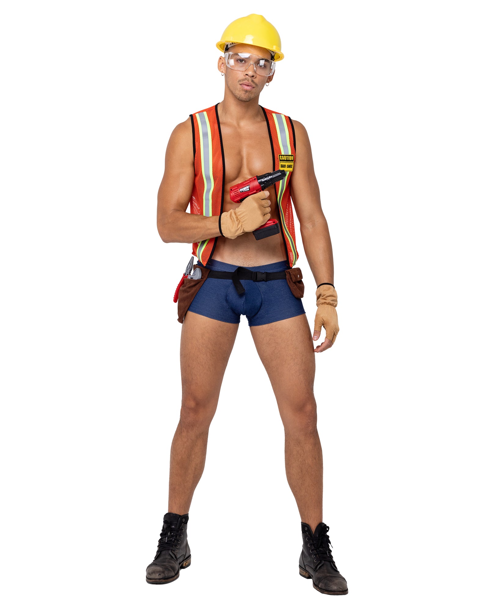 Men's construction worker costume