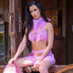Pretty Pink Cowgirl rave Halloween costume at RaveFix