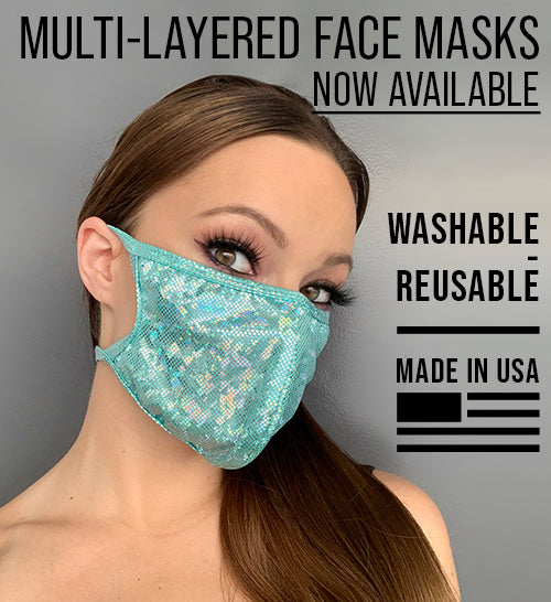 RaveFix Multi-Layered Face Masks, Washable, Reusable, Made in USA