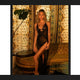 Anniversary lingerie for women: shiny black lurex garter set, black lace long nightgown and wine lace waspie set from the RaveFix fall/winter 2026 collection