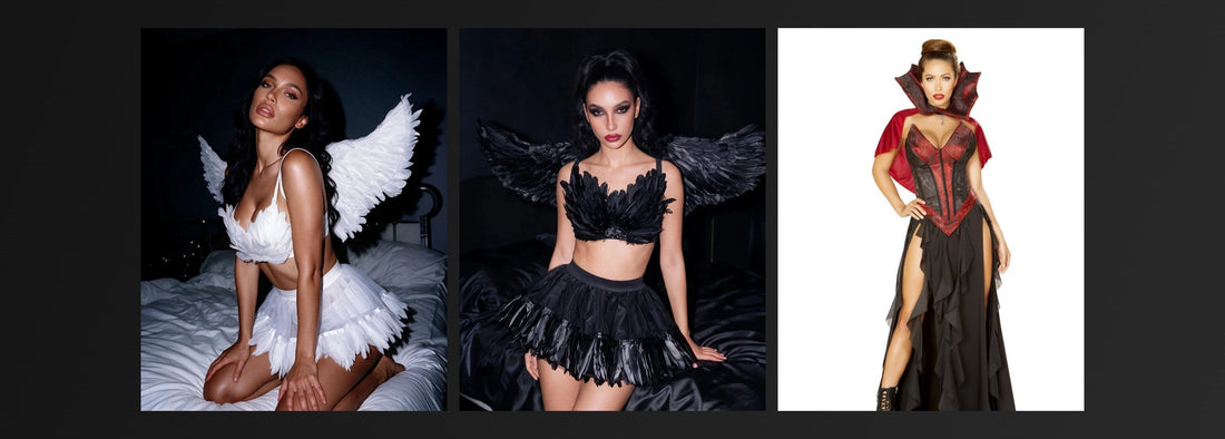 Sexy angel, fallen angel and vampire Halloween costumes 2026 at RaveFix