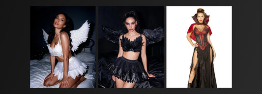 Sexy angel, fallen angel and vampire Halloween costumes 2026 at RaveFix