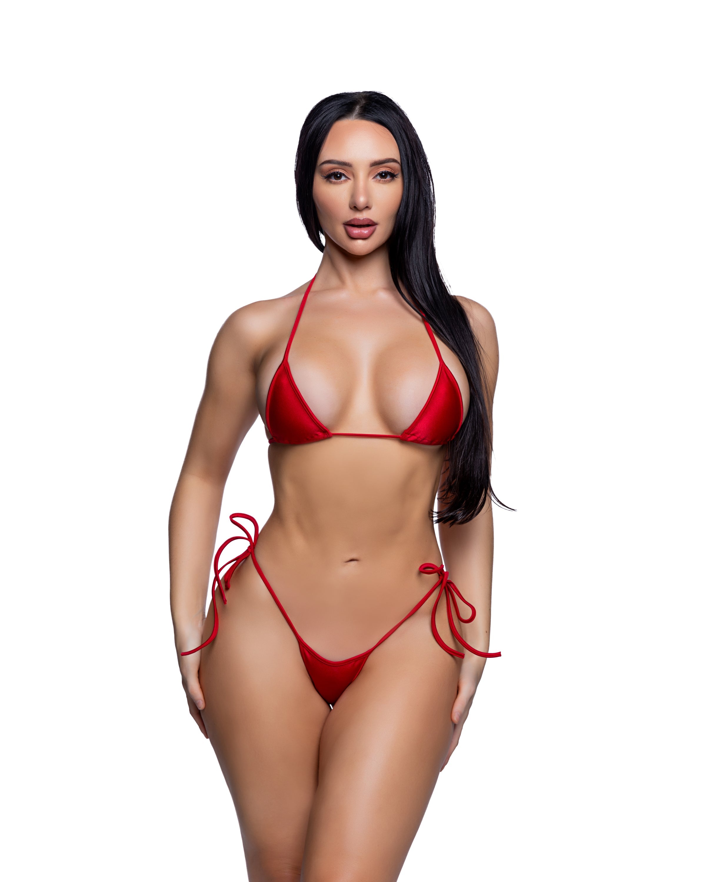 Shop Spandex Strappy Ring 2PC Bikini Set Festival Swim | RaveFix