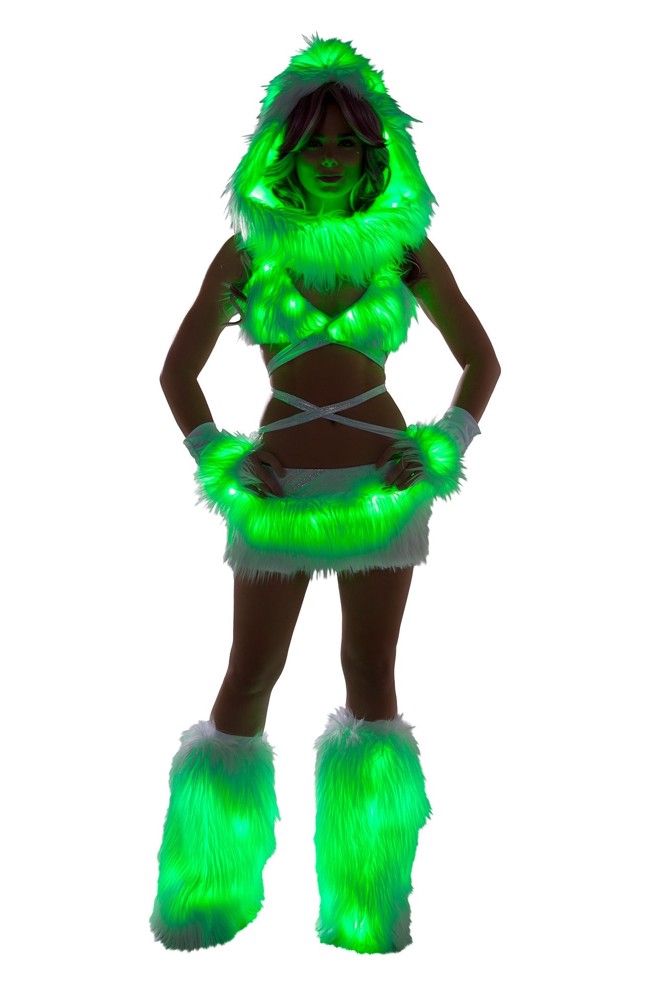 GlowFur Illuminate Light-Up Skirt