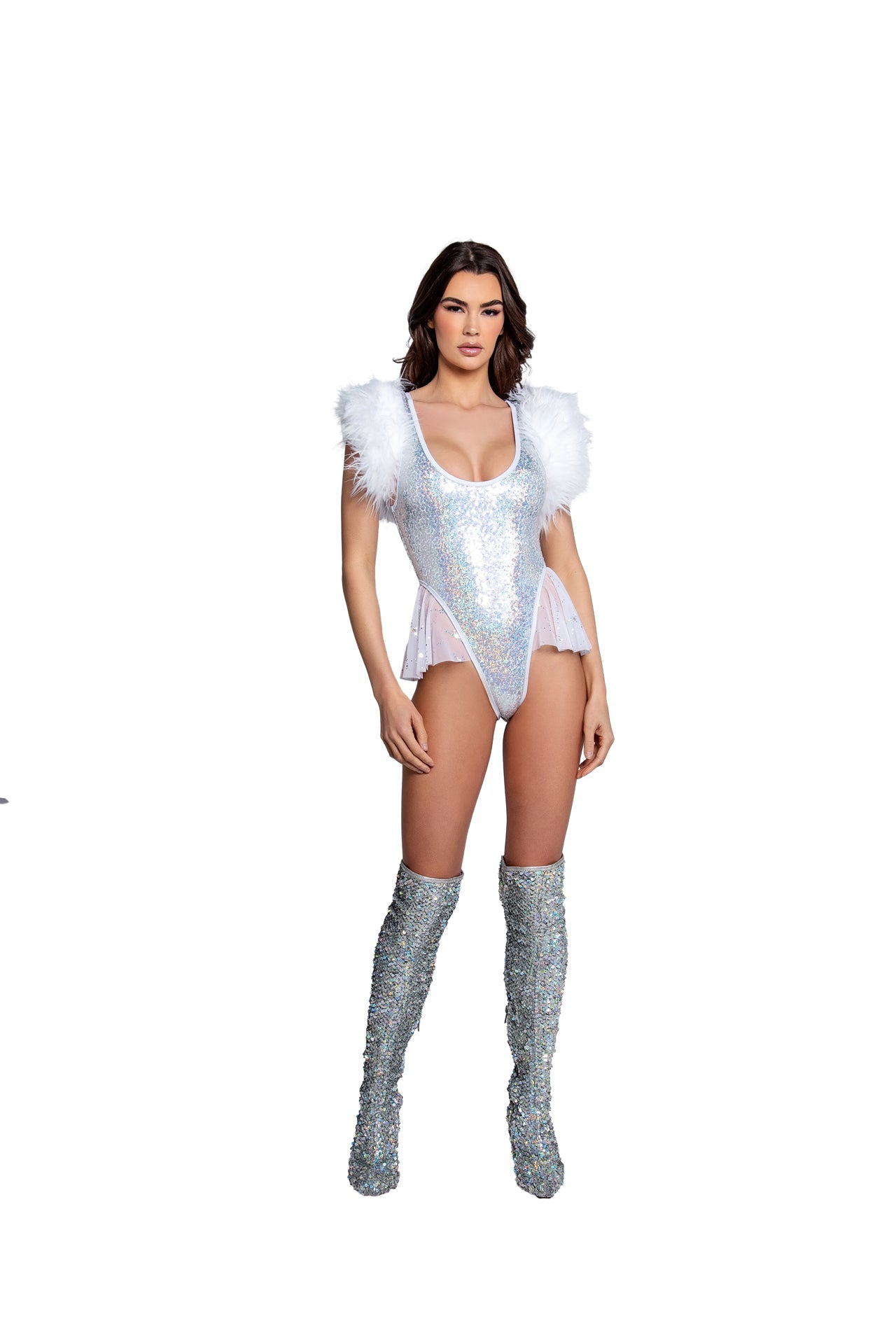 GlitterGlam Sequin Ballerina Bodysuit