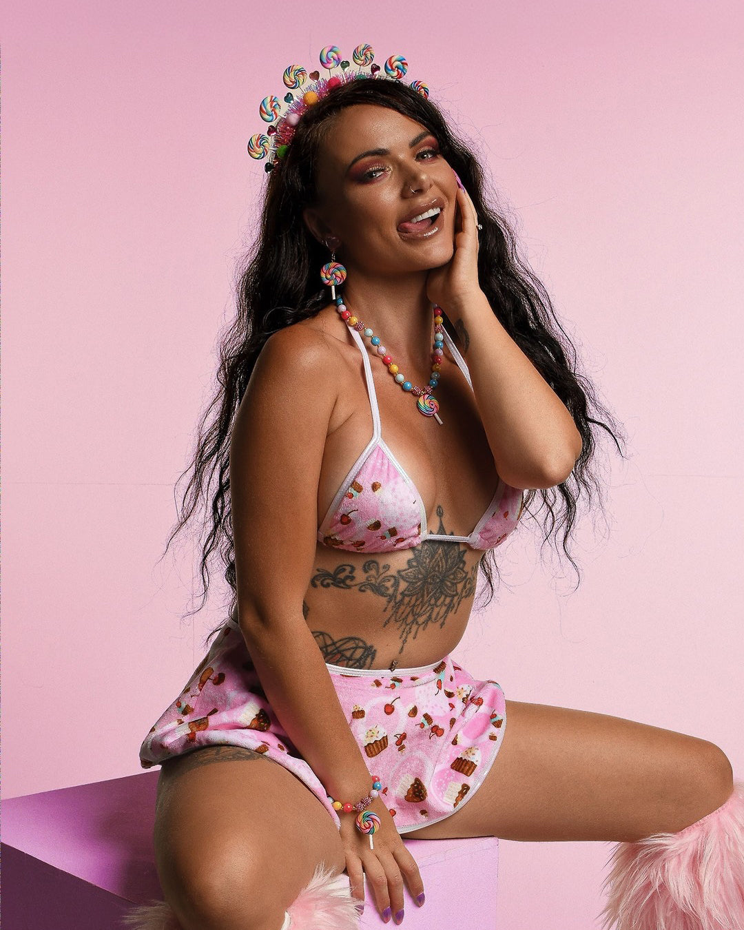 Cuddle Bikini & Skirt 3Pc Set