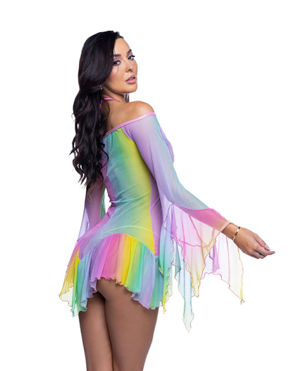 Flow Dress Bell Sleeve