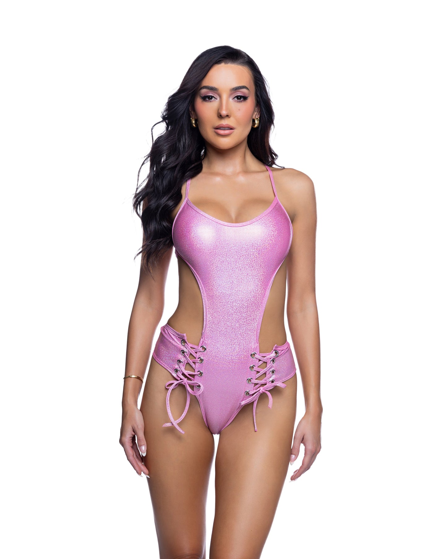 Lace-Up Festival Bodysuit