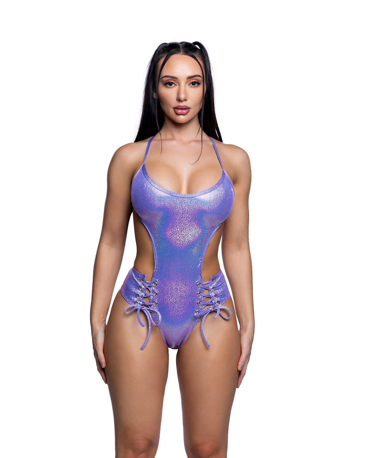 Lace-Up Festival Bodysuit