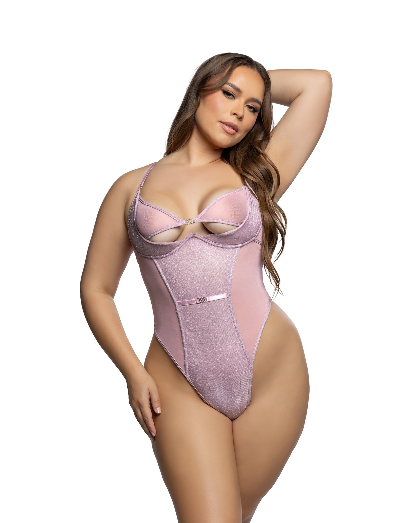 Blush Halo Shimmer Bodysuit