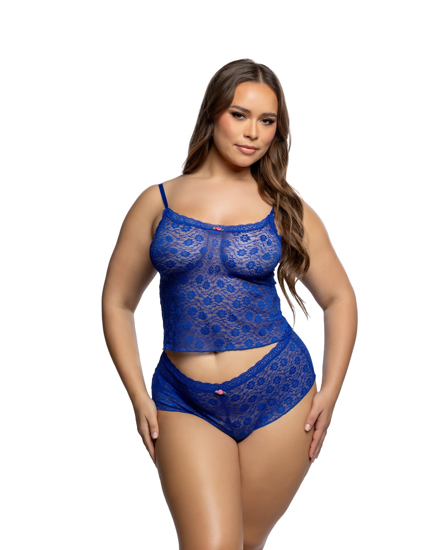 Midnight Muse Lace Cami & Short Set