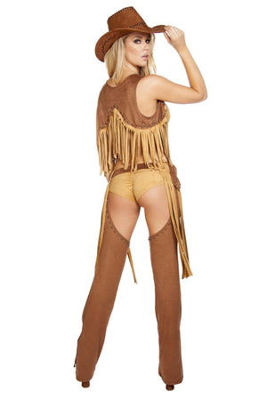 5pc Wild Western Temptress Cowgirl Costume