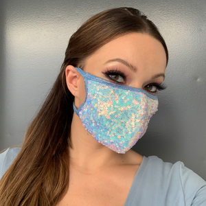 Multi Layered Face Mask - Sequin