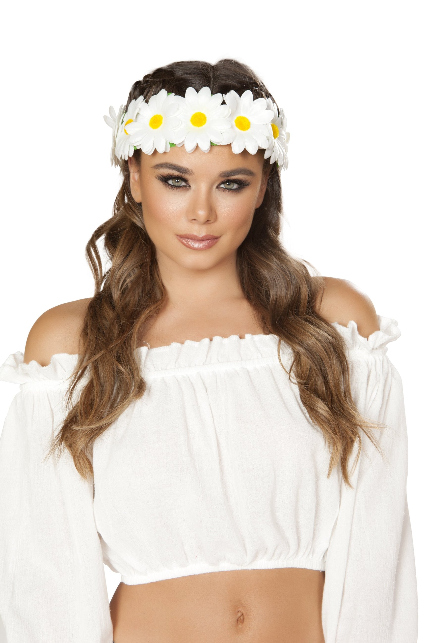 Light up sunflower headband