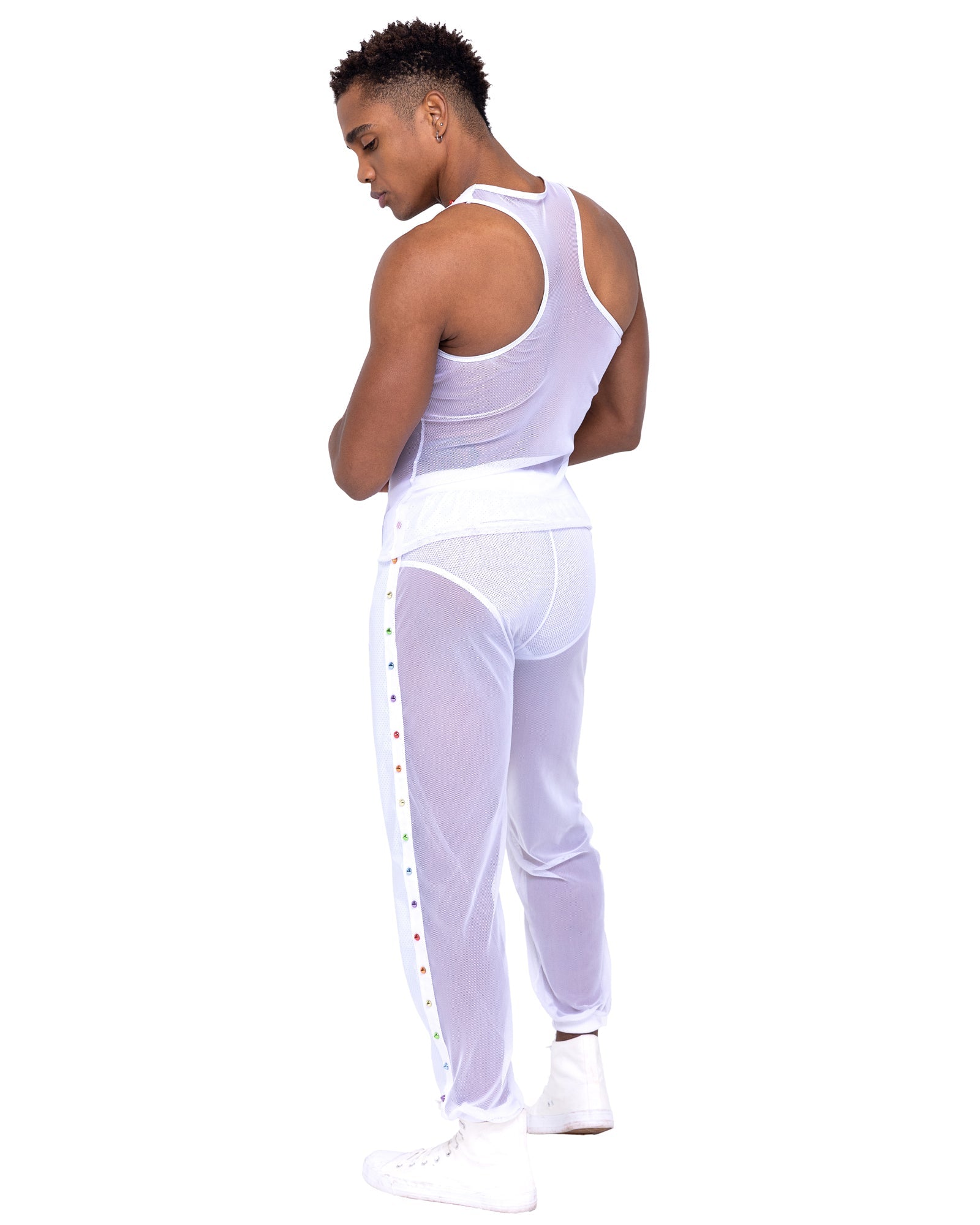 Mesh joggers deals