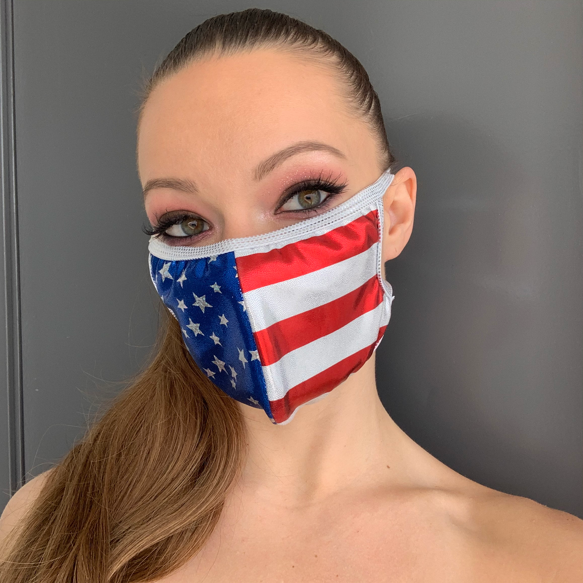 Multi Layered Face Mask - American Flag