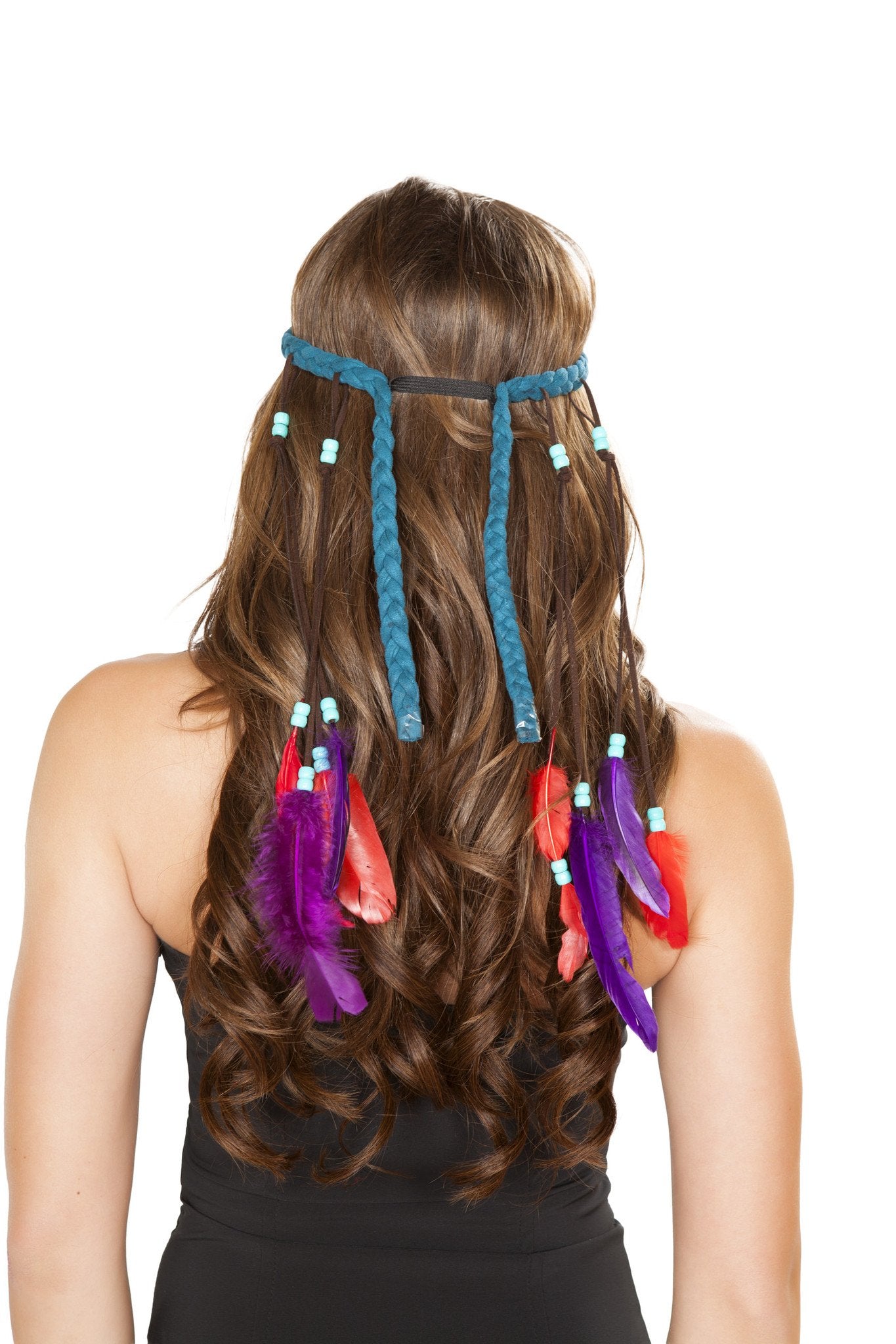 Turquoise costume headband
