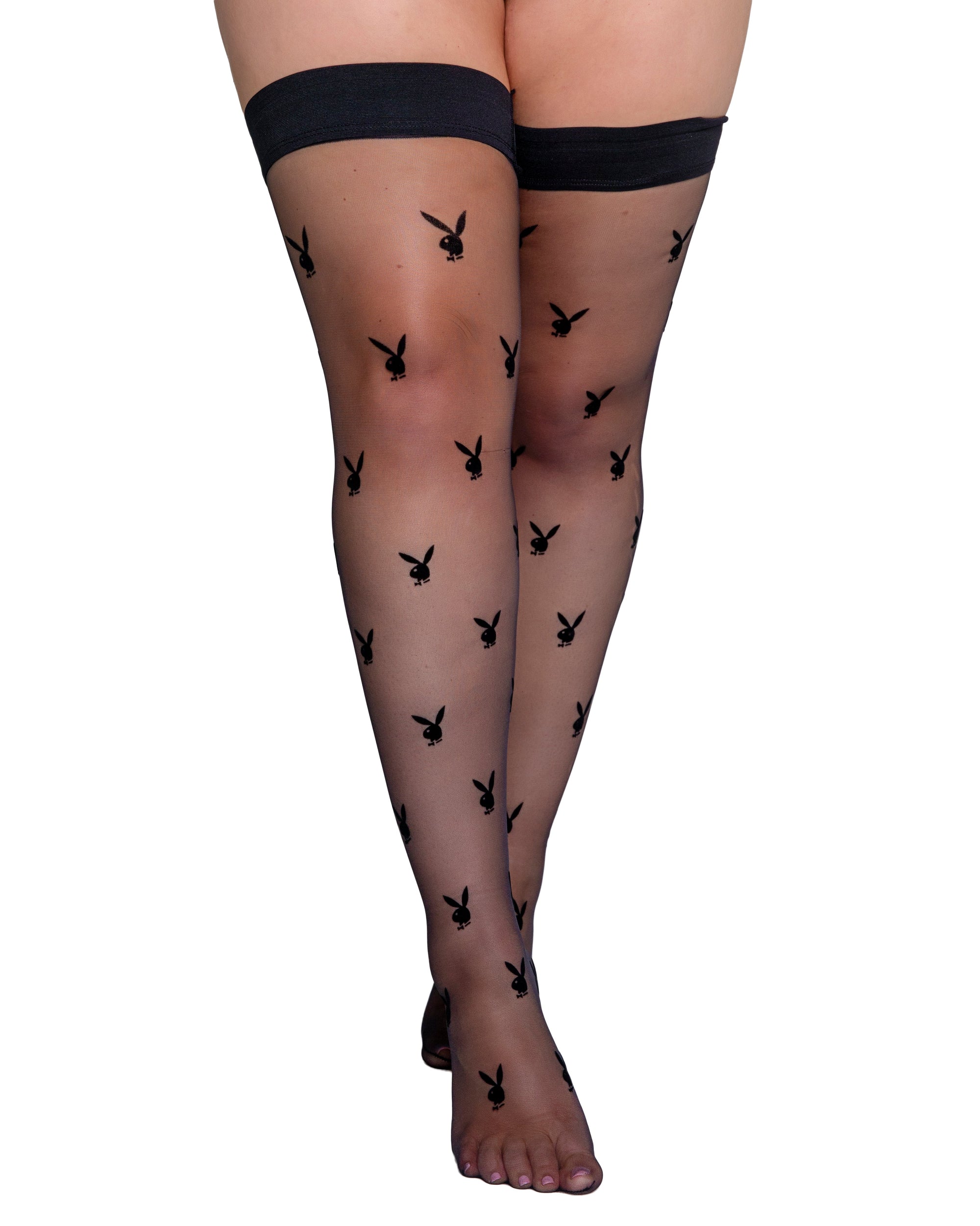 Playboy Bunny Noir Stockings